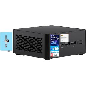 ASUS NUC 14 Pro Tall AI Powered Mini Desktop (Intel Ultra 7-155H, Intel Arc, 64GB DDR5, 8TB PCIe SSD, 2 Thunderbolt 4, WiFi 6E, Win 11 Pro) w/MS 365 Personal, DKZ USB Port Expander
