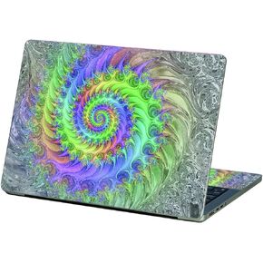 MightySkins Glossy Glitter Skin Compatible with Apple MacBook Pro 14" (2021) - Tripping | Protective, Durable High-Gloss Glitter Finish | Easy to Apply and Change Styles | Made in The USA