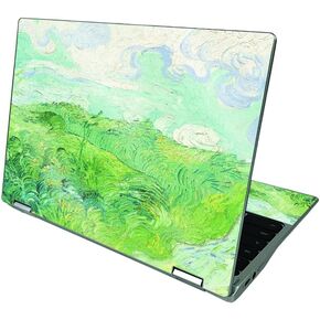 MightySkins Glossy Glitter Skin Compatible with Acer Chromebook CP311 (2021) - Green Wheat Fields | Protective Durable High-Gloss Glitter Finish | Easy to Apply | Made in The USA