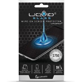 LIQUID GLASS Screen Protector With $750 Coverage | Wipe On Shatter and Scratch Resistant Nano Protection for All Phones Tablets and Smart Watches - Universal (New and Advanced)