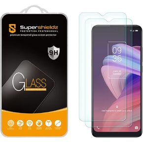 (2 Pack) Supershieldz Designed for TCL 10 SE Tempered Glass Screen Protector, Anti Scratch, Bubble Free