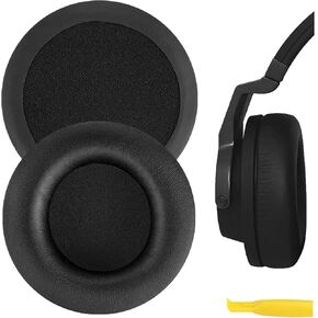 Geekria QuickFit Replacement Ear Pads for AKG K540, K545, K275, K267, K182, K167, K175, K245 Headphones Ear Cushions, Headset Earpads, Ear Cups Cover Repair Parts (Black)