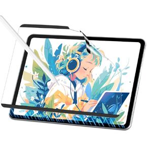 for iPad Air 11 Inch M2 Paper-Feel Magnetic Screen Protector 2024, Write and Draw Like on Paper, Detachable and Reusable, Compatible with Tempered Film, Matte Finish