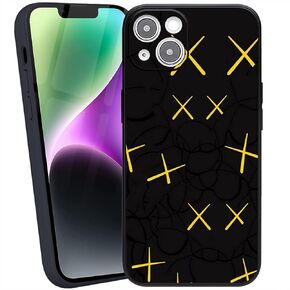 Compatible with iPhone 13 Case for Men Boys - Black Soft TPU Upgraded [Camera Protection] Rubber Protective Anti-Slip Shockproof Fashion Case Phone Case for iPhone 13 6.1 inch Shoe