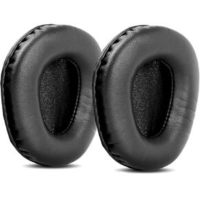TaiZiChangQin Upgrade Ear Pads Ear Cushions Earpads Replacement Compatible with Sony MDR-85 MDR-IF130K MDR-IF230 Headphone Protein Leather Black
