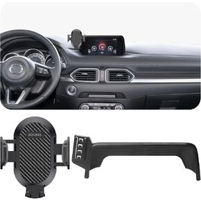 Car Phone Holder Fits for Mazda CX-5 CX5 2021-2024 Accessories(Only fit for 10.25-Inch Screen),Thick Cases Friendly,Cell Phone Mount for 4.7-7 in Phones