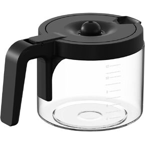 12-CUPS Coffee Maker Glass Carafe Replacement Compatible with Keurig K-Duo 5100 Single Serve K-Cup Pod & Carafe Coffee Maker, (NOT Fit K-Duo 5000 Essentials Model)