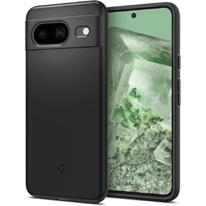 Spigen Thin Fit Designed for Pixel 8 Case (2023) [Military-Grade Protection] - Black