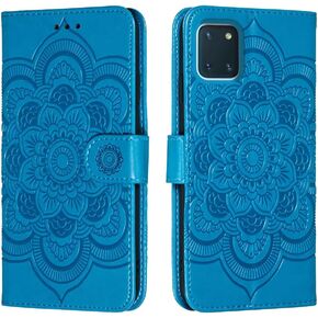for Samsung Galaxy Note 10 Lite Case Wallet with Card Holder Kickstand Magnetic Soft Leather Flip Fold Case for Samsung Note 10 Lite Cover (Purple)