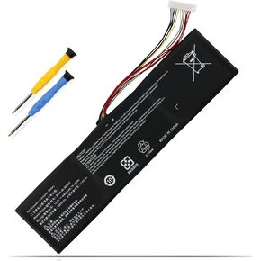 MULS B010-00-000001 74.48wh Laptop Battery Replacement for GETAC EVGA SC17 1070 758-41-2633-T1 Series Notebook B010-00-000005 4900mah 15.2V
