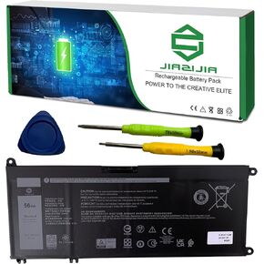 4WN0Y Laptop Battery Replacement for Dell 4WN0Y Series Notebook 0M245Y M245Y 09P3NW 9P3NW Black 15.2V 56Wh 3500mAh