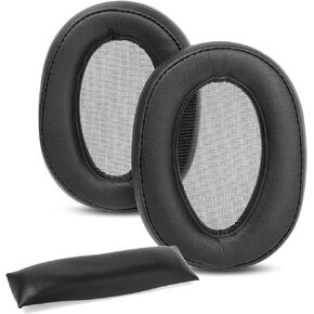 Earpads/Headband Cushion Replacement Compatible with Sony WH-H900N MDR-100ABN Headphones Premium Ear pads with Softer Protein Leather/Memory Foam