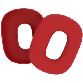 Replacement Soft Silicone Earpads Internal Ear Pads Cushions Protectors Covers Accessories Compatible with Apple AirPods Max Headphones (Red)