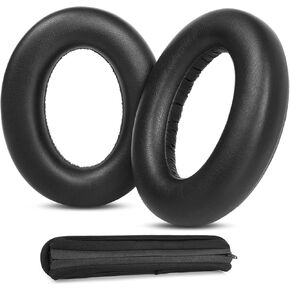 Earpads/Headband Cushion Replacement Compatible with Sennheiser Momentum 4 Wireless Headphone Premium Ear Pads with Softer Protein Leather/Memory Foam