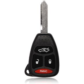 Car Key Fob Remote Keyless Entry Control KOBDT04A 315MHz 4 Button Replacement for 2005-2010 Chrysler 300 Aspen Dodge Charger Durango Magnum Jeep Commander Grand