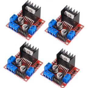 4 PACK L298N Motor Driver Controller Board Module Stepper Motor DC Dual H-Bridge for Arduino Smart Car Power UNO MEGA R3 Mega2560