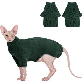 NACOCO Christmas Dog Turtleneck Sweater - Extra-Large Medium Dog Sweatshirt Fall Doggy Clothes Warm Pullover Solid Color Knitwear Doggie Pet Winter Apparel for German Shepherd, Labrador (Red, 3XL)