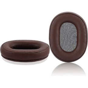 MSR7 M50X Ear pad Replacement Repair Accessory Compatible with ATH M50X, M50xBT2, M50XBT, M50, M40X, M30, M20, M10, ATH-MSR7 Earphones (Brown)