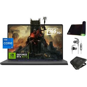 ASUS ROG Zephyrus G16 Gaming Laptop, 16" 165Hz FHD, 10-Core Intel i7 13620H, RTX 4070 8GB GDDR6 GPU, 32GB RAM, 2TB SSD, WiFi 6E, RGB KB, Ethernet, Thunderbolt, 3-in-1 Gaming Bundle, Win 11 Pro