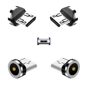 Magnetic Charging Series (Micro Tips),Just 4 Micro Tips Without Nylon Braided USB Cable No Charger Cords.