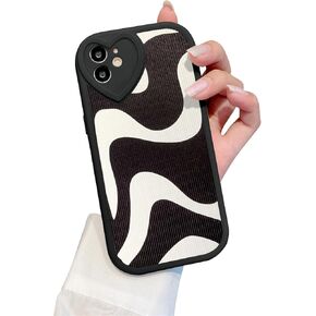 Ownest Compatible with iPhone 7/8/SE/SE 2Case with Cute Flowers Floral Pattern for Women Girls Soft Silicone Love Lens Protection Case for iPhone 7/8/SE/SE 2-White