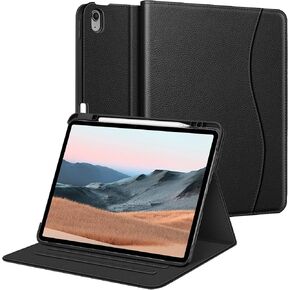 Fintie Folio Case for iPad Air 13-inch (M2) 2024, Magnetic Multi-Angle Smart Stand Cover with Built-in Pencil Holder & Pocket, Auto Sleep/Wake, Blossom
