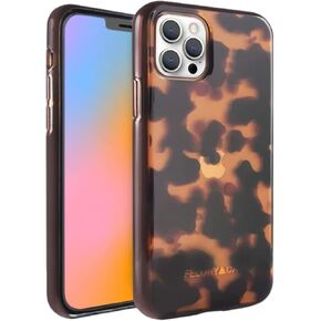 FELONY CASE - iPhone 12 and iPhone 12 Pro Case - Stylish Classic Tortoise Phone Cover - Anti-Scratch, Wireless Charging Compatible, 360° Shockproof Protective Cases for Apple iPhone 12/12 Pro