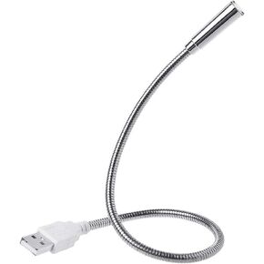 USB Silver Glowing Lamp Laptop Computers Studying for Office Working Writing Reading Accessories, Desk Lamps Office Adjustable Led, Desk Lamps