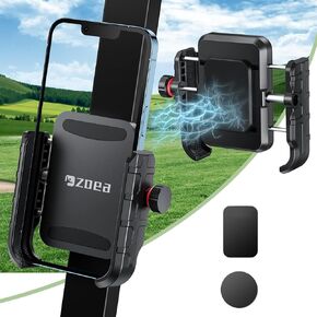 ZOEA Golf Cart Magnetic Phone Holder, Smartphone Mount, Ultra Strength Magnet Golf Phone Caddy, 360°Rotatable/One-Handed Pick & Place View Golf Cart Accessories Golf Gifts (Blue)