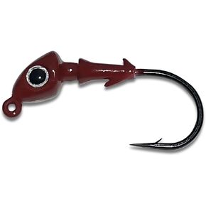 Jig Heads Pack of 5 - Fishing Jigs with Super Sharp Black Nickel Hooks - Double Locking Bait Stays & Multi-Color Eyes - Perfect for Freshwater & Saltwater Fishing in Saudi Arabia