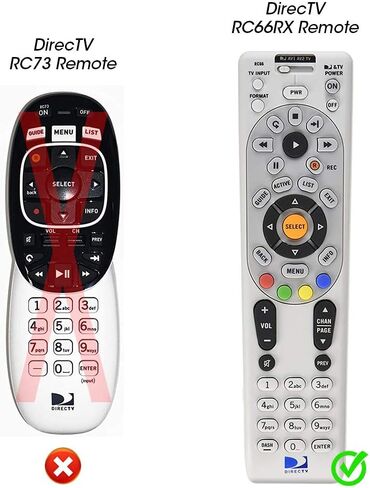 2 حزمة حالة وقائية لجهاز التحكم عن بعد DirecTV RC66RX، غطاء سيليكون مقاوم للصدمات وحدة التحكم عن بعد حامي استبدال الجلد متوافق مع DirecTV RC64 RC65 RC66 IR / RF عن بعد - أحمر، أزرق in Kuwait