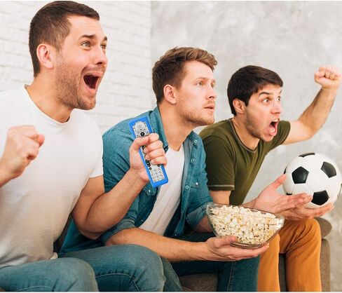 2 حزمة حالة وقائية لجهاز التحكم عن بعد DirecTV RC66RX، غطاء سيليكون مقاوم للصدمات وحدة التحكم عن بعد حامي استبدال الجلد متوافق مع DirecTV RC64 RC65 RC66 IR / RF عن بعد - أحمر، أزرق in Kuwait