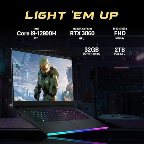 MSI Raider GE76 17.3"" FHD 144Hz Gaming Laptop, Intel Core i9-12900H, GeForce RTX 3060 Graphics, 64GB RAM, 2TB PCIe SSD, Backlit Keyboard, FHD Webcam, Win 11, Grey, 128GB Hotface Extension Set, Gray in Saudi Arabia