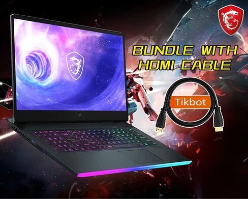 MSI Raider GE76 17.3"" FHD 144Hz Gaming Laptop, Intel Core i9-12900H, GeForce RTX 3060 Graphics, 64GB RAM, 2TB PCIe SSD, Backlit Keyboard, FHD Webcam, Win 11, Grey, 128GB Hotface Extension Set, Gray in Saudi Arabia