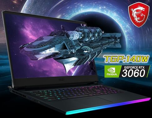MSI Raider GE76 17.3"" FHD 144Hz Gaming Laptop, Intel Core i9-12900H, GeForce RTX 3060 Graphics, 64GB RAM, 2TB PCIe SSD, Backlit Keyboard, FHD Webcam, Win 11, Grey, 128GB Hotface Extension Set, Gray in Saudi Arabia