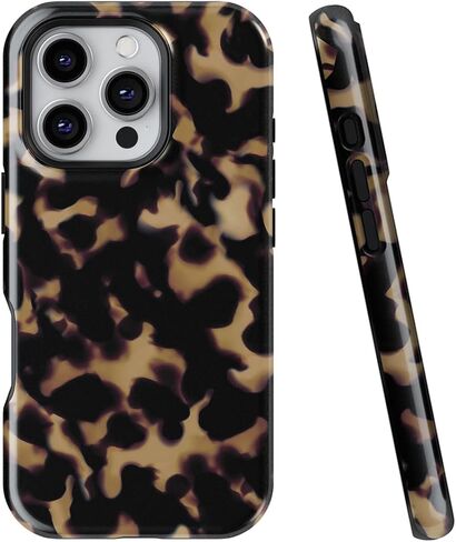uCOLOR Compatible with iPhone 16 Pro 6.3" Case, [8 ft Drop Tested] Shockproof Design Protective Slim Stylish TPU Durable Phone Cover Case (Tortoise Shell, iPhone 16 Pro) in Kuwait