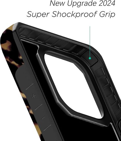 uCOLOR Compatible with iPhone 16 Pro 6.3" Case, [8 ft Drop Tested] Shockproof Design Protective Slim Stylish TPU Durable Phone Cover Case (Tortoise Shell, iPhone 16 Pro) in Kuwait