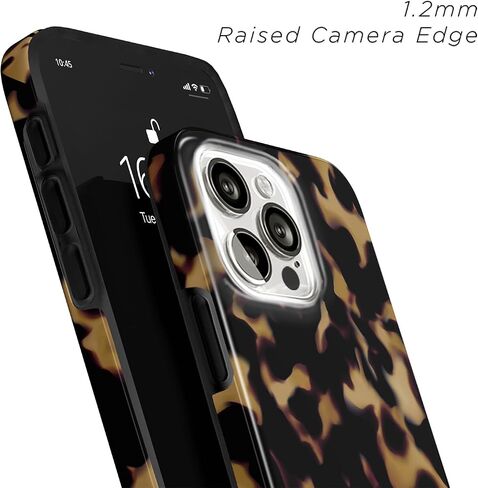 uCOLOR Compatible with iPhone 16 Pro 6.3" Case, [8 ft Drop Tested] Shockproof Design Protective Slim Stylish TPU Durable Phone Cover Case (Tortoise Shell, iPhone 16 Pro) in Kuwait