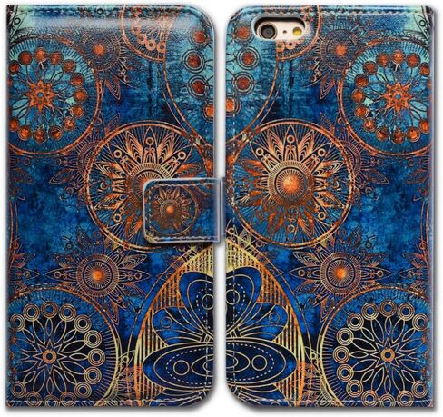 حافظة Bcov لهاتف iPhone SE 2022/iPhone SE 3rd Gen/iPhone SE 2020، حافظة جلدية قابلة للطي ذات ألوان رائعة مع فتحة لبطاقة الائتمان وحامل بطاقة الهوية لهاتف iPhone 7/8/SE 2022 in Kuwait