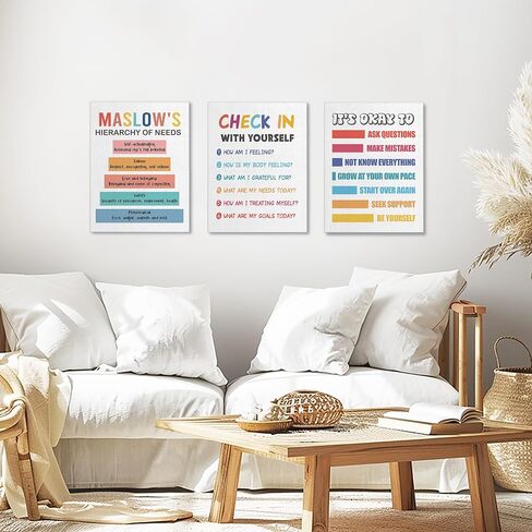 3 Pieces Canvas Wall Art, Nursery Decor, Kids Room Wall Decor, Educational Posters for Classroom & Kindergarten, Playroom Canvas Decor, Learning Chart Materials Letters, Count to 100, Numbers in Saudi Arabia