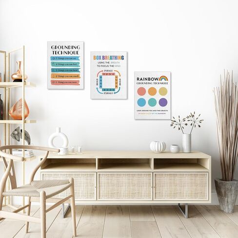 3 Pieces Canvas Wall Art, Nursery Decor, Kids Room Wall Decor, Educational Posters for Classroom & Kindergarten, Playroom Canvas Decor, Learning Chart Materials Letters, Count to 100, Numbers in Saudi Arabia