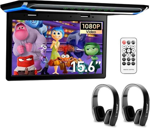 XTRONS® 15.6 Inch Ultra-Thin FHD Digital TFT Screen 1080P Video Car Overhead Player Roof Mounted Monitor HDMI Port (No DVD) in Saudi Arabia
