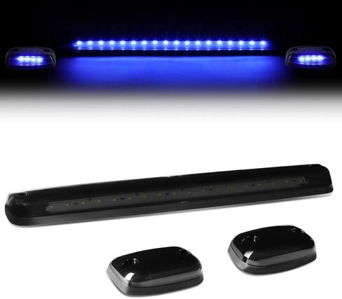 DNA Motoring CBL-CSIL07-BK-W LED Cab Roof Top Lens Center Light with Pair Side Lamp in Saudi Arabia