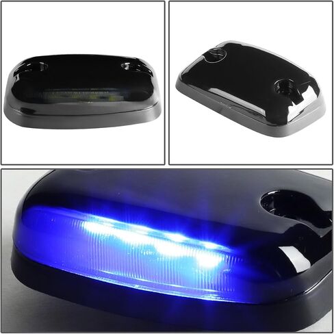 DNA Motoring CBL-CSIL07-BK-W LED Cab Roof Top Lens Center Light with Pair Side Lamp in Saudi Arabia