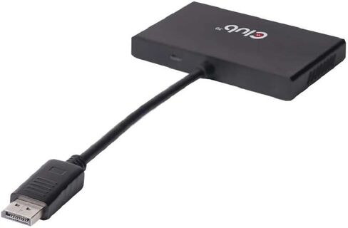 Club3D CSV-6400 Multi Stream Transport (MST) DisplayPort to DisplayPort Multi Monitor Splitter - 4-Port MST Hub - DP 1.2 to 4x DP MST Hub USB powered in Saudi Arabia