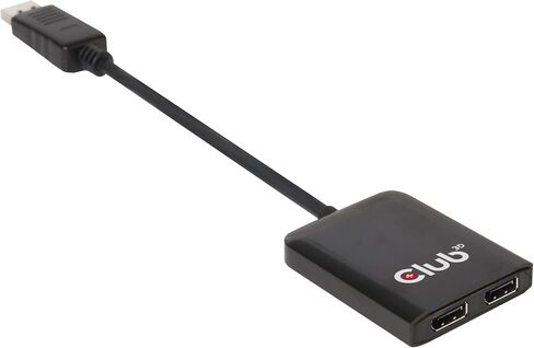 Club3D CSV-6400 Multi Stream Transport (MST) DisplayPort to DisplayPort Multi Monitor Splitter - 4-Port MST Hub - DP 1.2 to 4x DP MST Hub USB powered in Saudi Arabia