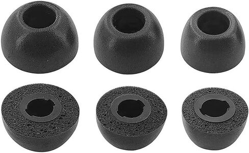 Foam Eartips Compatible with Beats Solo Earbuds, 6 Pairs S/M/L Sizes Anti Slip Soft Memory Foam Earbuds Tips Ear Tips Replacement, Compatible with Beats Solo Buds Black 6 Pairs in Saudi Arabia