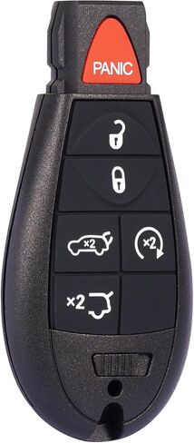 TOP-VIGOR Keyless Entry Remote Control Car Key Fob Replacement Compatible with Jeep Commander Grand Cherokee 2008 2009 2010 2011 2012 2013, 433Mhz 5 Button Smart Chip M3N5WY783X IYZ-C01C in Saudi Arabia
