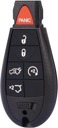 TOP-VIGOR Keyless Entry Remote Control Car Key Fob Replacement Compatible with Jeep Commander Grand Cherokee 2008 2009 2010 2011 2012 2013, 433Mhz 5 Button Smart Chip M3N5WY783X IYZ-C01C in Saudi Arabia