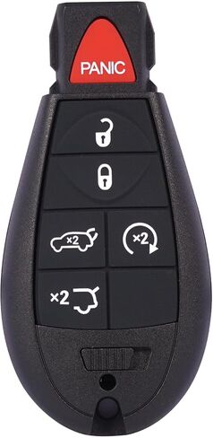 TOP-VIGOR Keyless Entry Remote Control Car Key Fob Replacement Compatible with Jeep Commander Grand Cherokee 2008 2009 2010 2011 2012 2013, 433Mhz 5 Button Smart Chip M3N5WY783X IYZ-C01C in Saudi Arabia